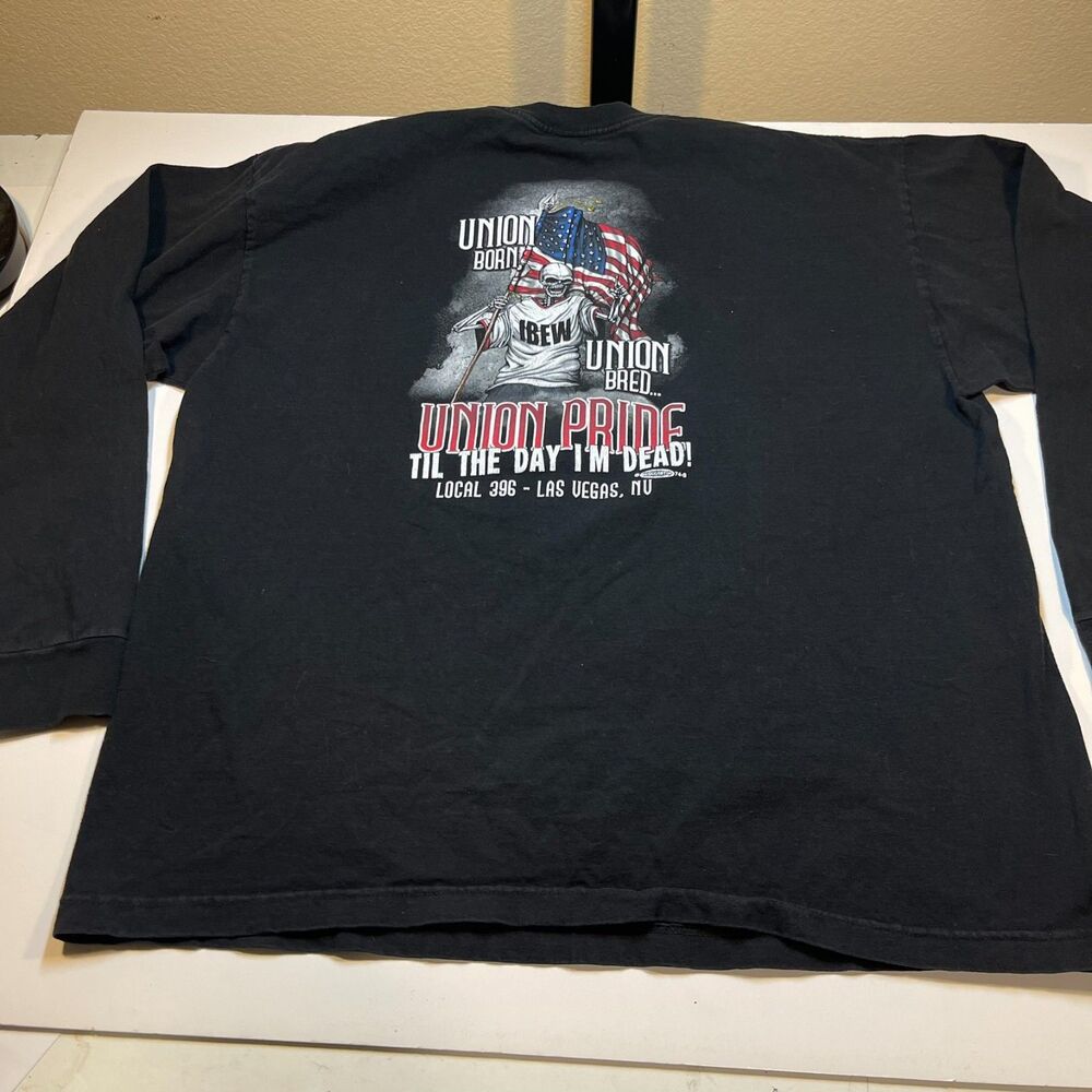 IBEW Brotherhood of Electrical Workers Union Las Vegas T SHIRT Sz Mens XXL